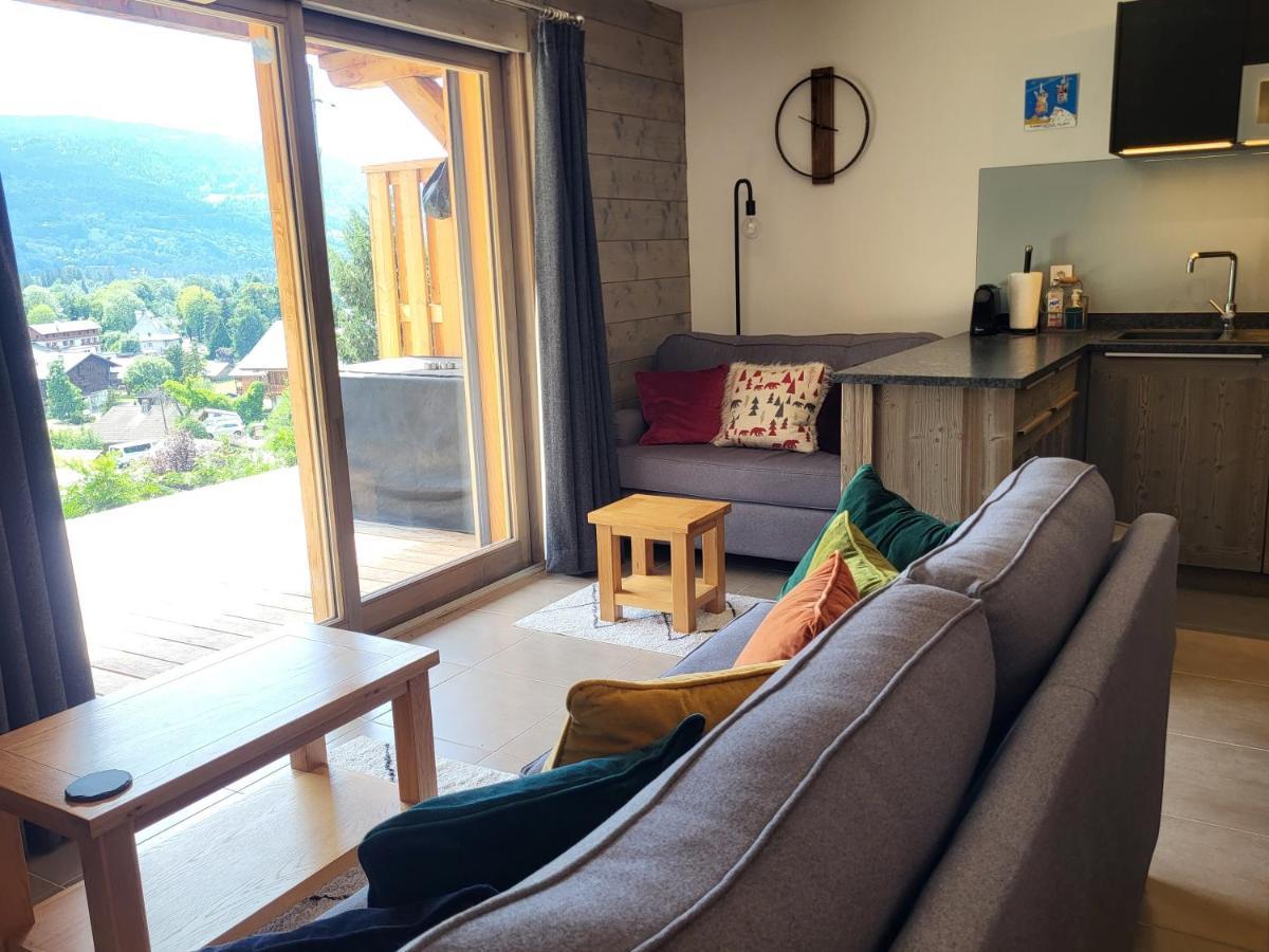 Plein Soleil Modern 3 Bedroom Apartment With Stunning Mountain Views Samoëns Eksteriør bilde