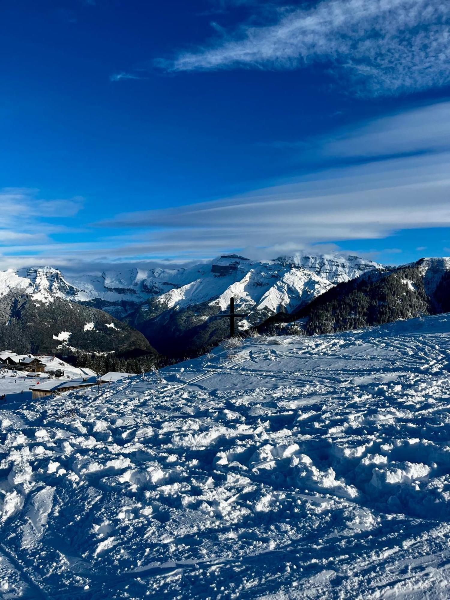 Plein Soleil Modern 3 Bedroom Apartment With Stunning Mountain Views Samoëns Eksteriør bilde